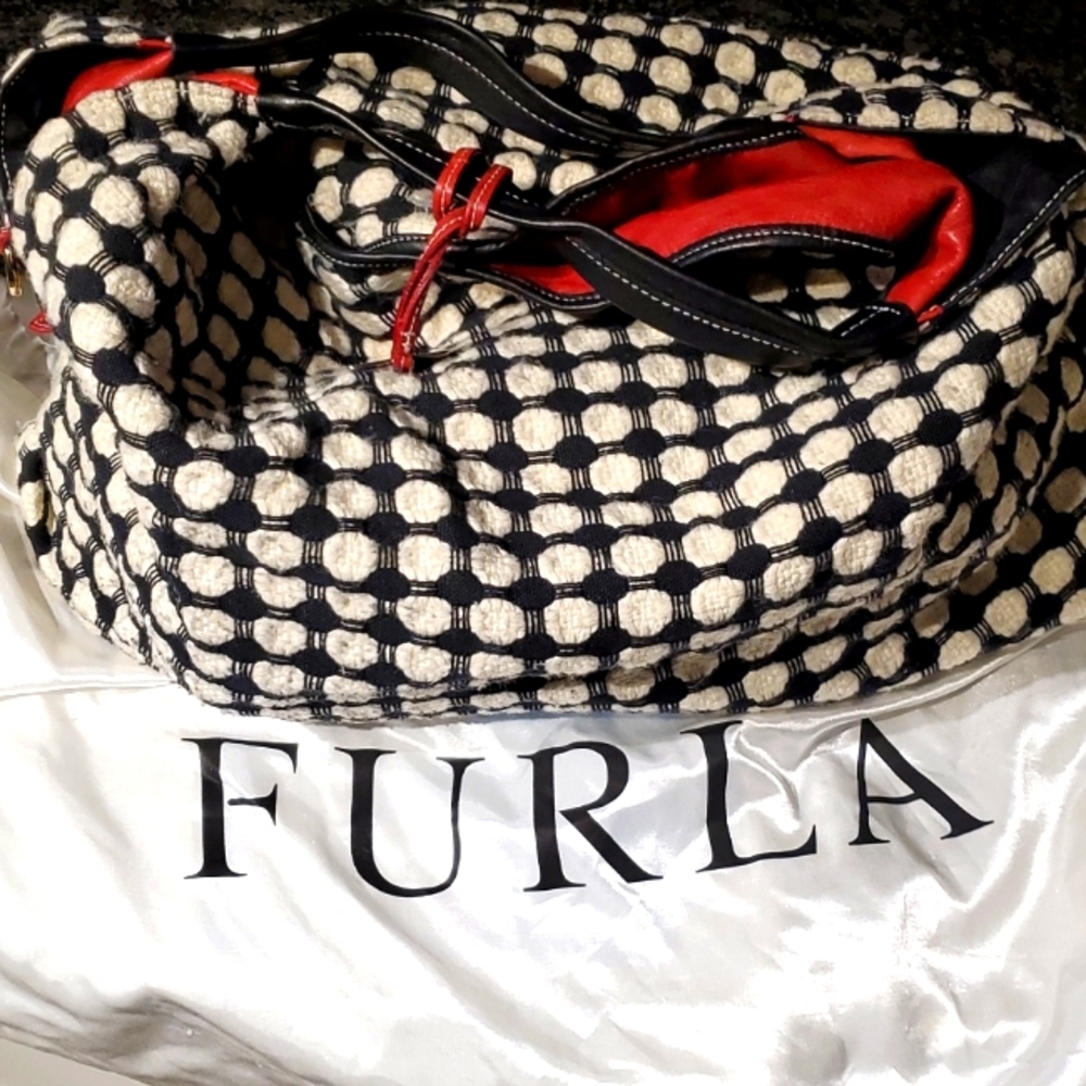 Furla oversized hobo bag